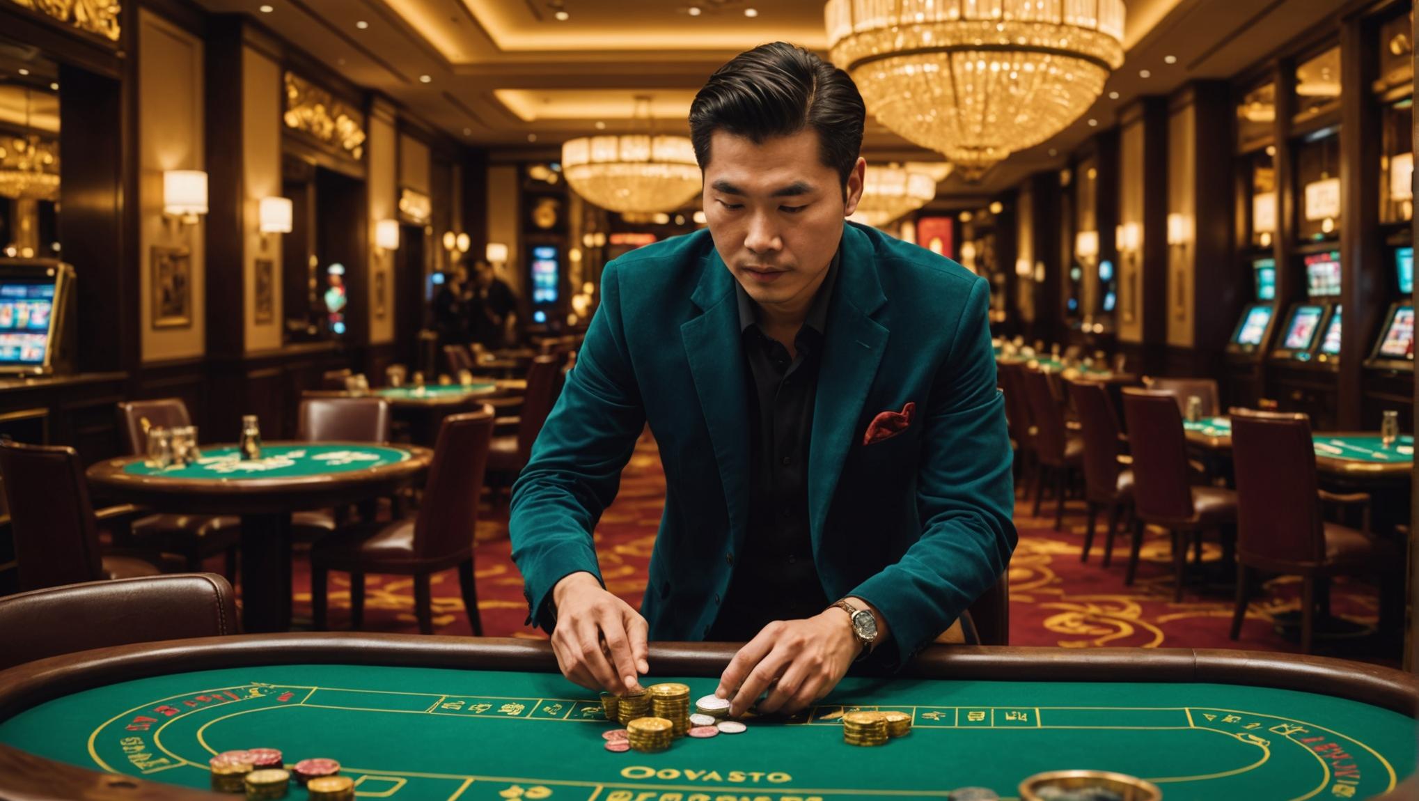 Sảnh xóc đĩa quốc tế và Casino trực tuyến